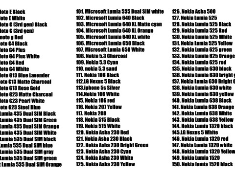 271 all brands Cellphones Collection Modelo 3D