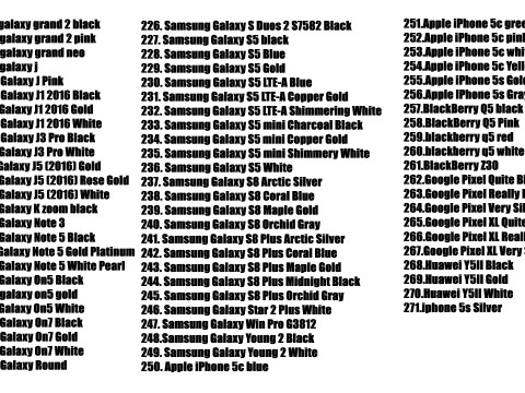 271 all brands Cellphones Collection Modelo 3D