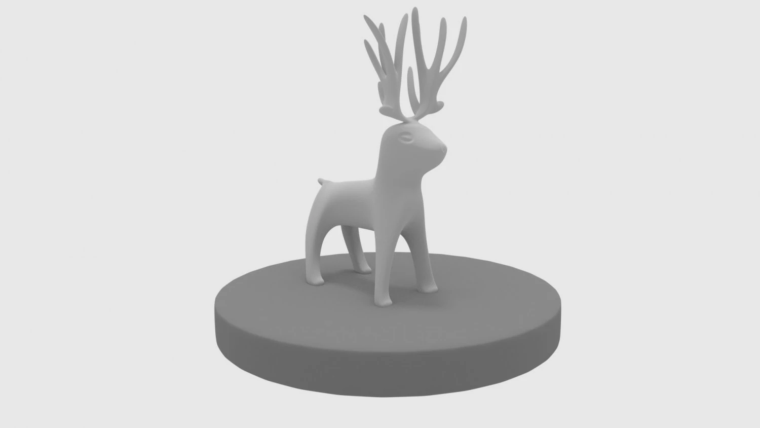 deer 3D Model .c4d .max .obj .3ds .fbx .stl .blend 