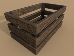 wooden box 3D Model