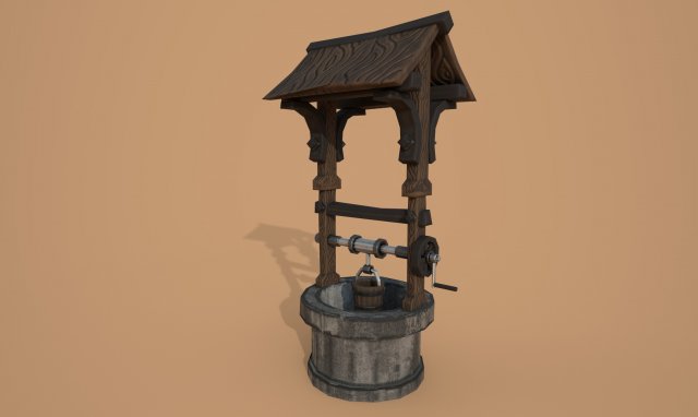 waterwell Modèle 3D .c4d .max .obj .3ds .fbx .stl .blend 
