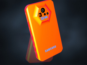 mobile phone samsung concept 3D Model
