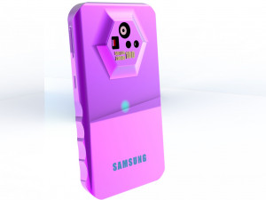 mobile phone samsung concept 3D Model