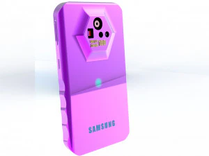 mobile phone samsung concept 3D Model