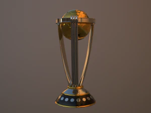 copa do mundo de cr&iacute;quete Modelo 3D