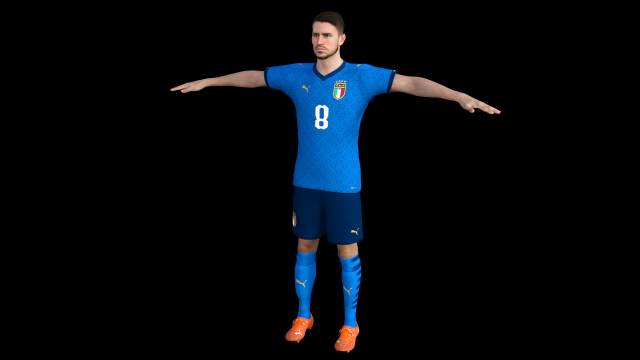 jorginho 3D Model .c4d .max .obj .3ds .fbx .stl .blend 