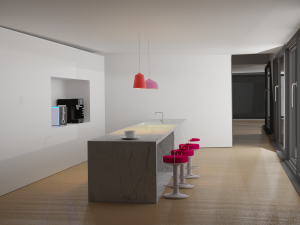 modern kitchen design 3D Model