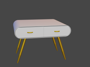 modern table 3D मॉडल