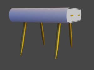 modern table 3D मॉडल