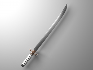 katana sword 3Dモデル