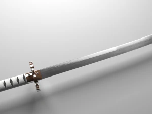 espada katana Modelo 3D