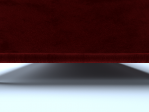 velvet sofa Modello 3D