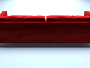 velvet sofa 3D Model
