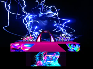 s&uuml;perstar sahnesi 3D Model