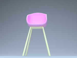 high chair 3Dモデル