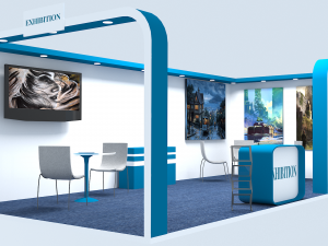 exhibition stall 3D Model