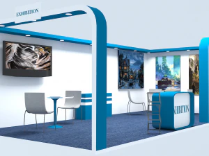 tentoonstelling kraam 3D Model