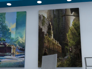 exhibition stall 3D Model