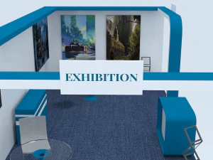 exhibition stall 3D Model