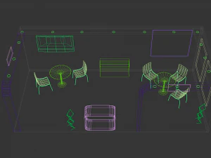 exhibition stall 3D Model