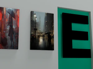 exhibition stall 3D Model