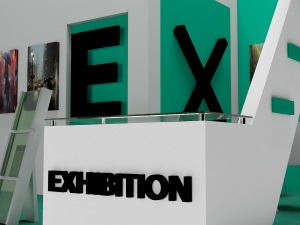 exhibition stall 3D Model