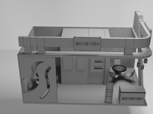 exhibition stall 3D Model