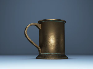 taza vintage Modelo 3D