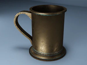 vintage mug 3D Model