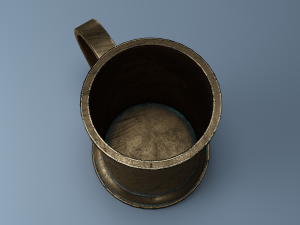 vintage mug Model 3D