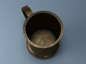 vintage mug 3D Model