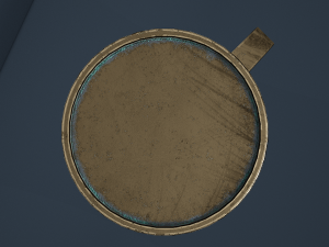 vintage mug Model 3D