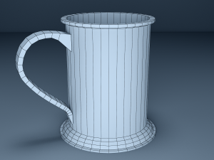 vintage mug Model 3D