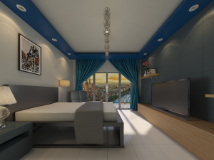 bedroom interior design 3D-Modell