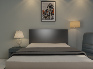 bedroom interior design 3D-Modell