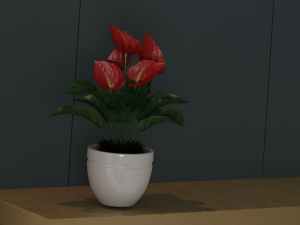 bedroom interior design 3D-Modell