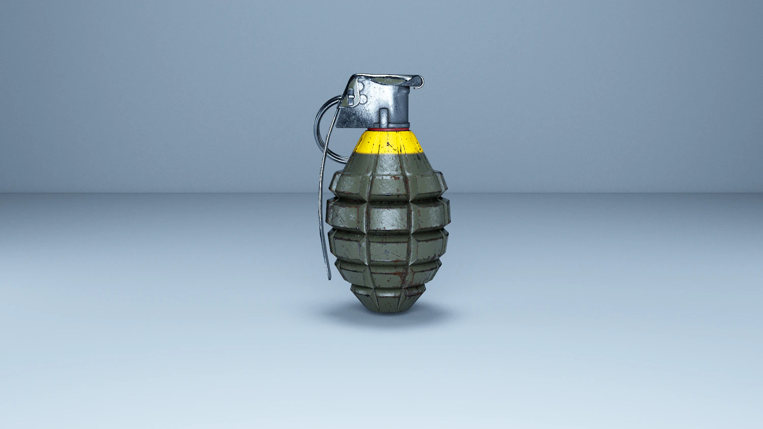 mk2 grenade 3D Model .c4d .max .obj .3ds .fbx .stl .blend 