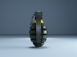mk2 grenade 3D 모델