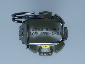 mk2 grenade 3D 모델