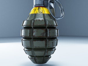 mk2 grenade 3D 모델