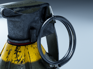 mk2 grenade 3D 모델