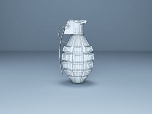 mk2 grenade 3D 모델