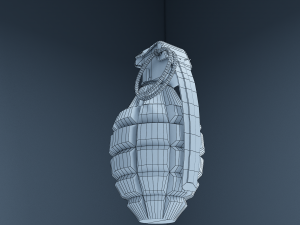 mk2 grenade 3D 모델