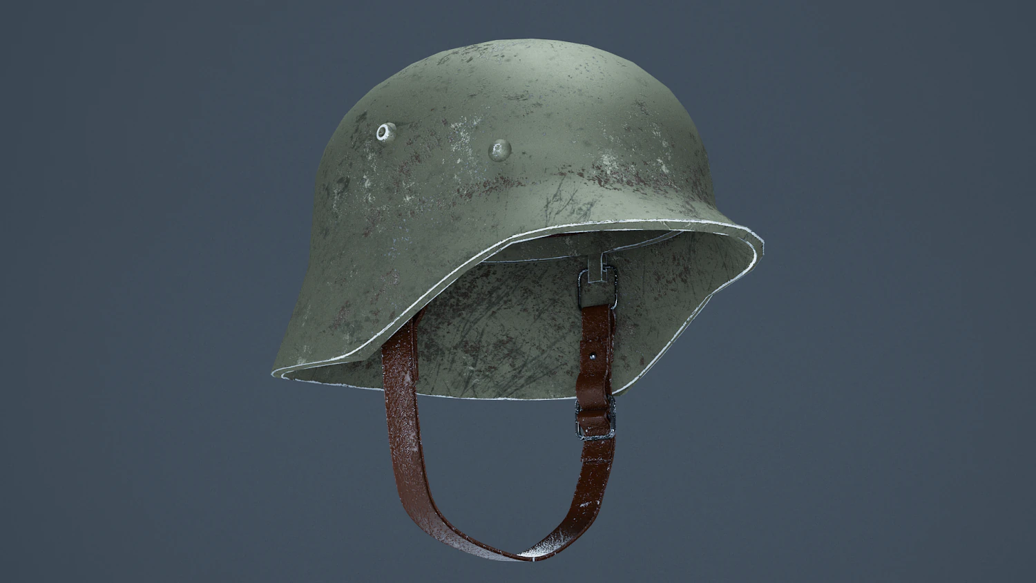 german ww2 m35 helmet 3D Model .c4d .max .obj .3ds .fbx .stl .blend 
