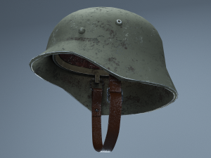 german ww2 m35 helmet 3D Model