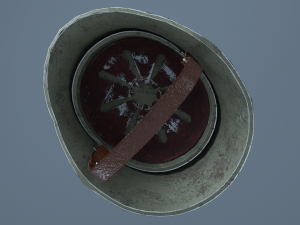 german ww2 m35 helmet 3D Model