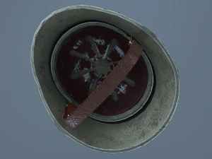german ww2 m35 helmet 3D Model