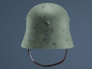 german ww2 m35 helmet 3D Model