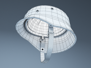 german ww2 m35 helmet 3D Model