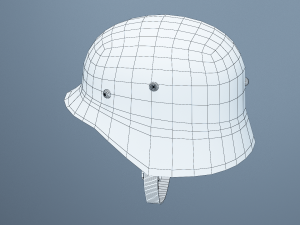 german ww2 m35 helmet 3D Model